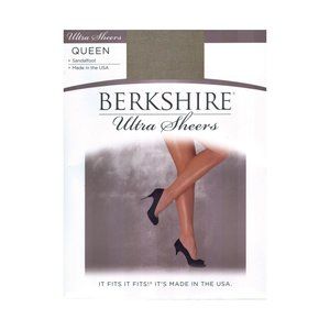 Berkshire Women's Ultra Sheer Non-Control Top Pantyhose-Sandalfoot, Nu Grey, 3